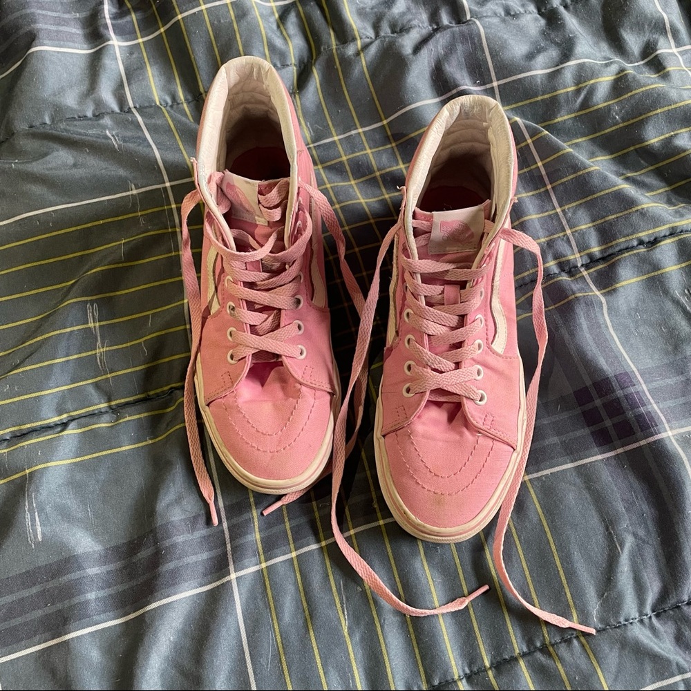 VANS Sk8-Hi (Canvas) Prism Pink / True White High-Top